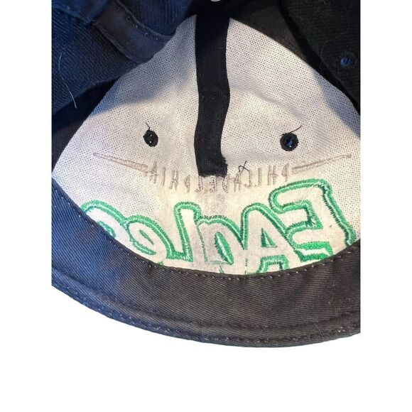 Philadelphia Eagles vintage 100% Wool snap back ball cap bubble letters NFL - Picture 5 of 8